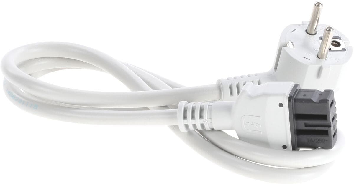 Bosch Siemens 12034953 Anschlusskabel, EU-Stecker, nicht in DK benutzen! Für Backöfen 16A/ Länge 1,2m, grau,, H05VV-F 3G1,5, Zubehör: EU-Anschlusskabe