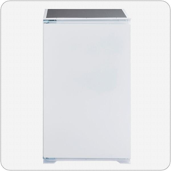 PKM KS130.0A++EB Einbaukühlschrank, 54 cm breit, 124 Liter, 39 dB(A), Thermostat, wechselbarer Türanschlag, 3 Türablagen, Eierablagen, weiß