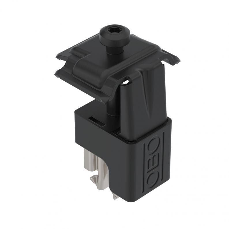 OBO Bettermann KLU A2 S Universalklemme für PV-Modulmontage, edelstahl, schwarz (5901012)