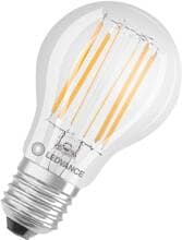 LEDVANCE LED Classic A 75 Filament DIM P 7.5W 827 Clear E27 Dimmbare LED-Lampe, 1055lm, 2700K