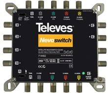 Televes MS56NCQ QUAD-taugliche NEVO Multischalter mit 5 Eingängen und 6 Ausgängen (714402)