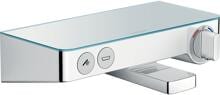 hansgrohe ShowerTablet Select Wannenthermostat 300 Aufputz, Metall/Sicherheitsglas/Kunststoff, 20 l/min, mit Rückflussverhinderer