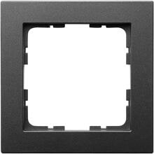 GVS G080xPB Abdeckrahmen, Kunststoff, schwarz 