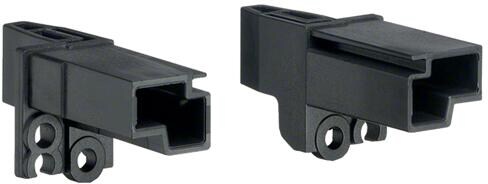 Hager UZ00A5 Haubenturm-Unterteile, universN, (links + rechts), mit Befestigungsschrauben