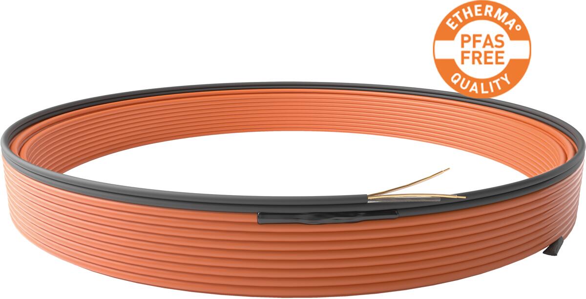 Etherma eFLOOR-CABLE-PRO-12-24 eFLOOR CABLE PRO Heizschleife für Dünnbetteinbau, 12W/m, 24m, 285W, PFAS frei, 230V (46517)