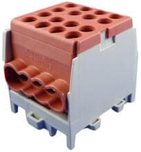 Pollmann HLAK 25-1/6 M2 BRAUN Hauptleitungsabzweigklemme, minimodular, 130 A (2080176)