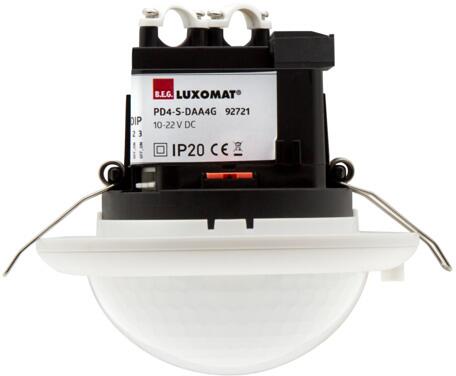 B.E.G Bewegungsmelder, DALI Slave-Gerät, 360°, Deckenmontage, IP20, 24m, weiß (PD4-S-DAA4G-DE)