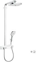 hansgrohe Raindance Select E Duschsystem 300 2 Strahlarten mit ShowerTablet Select 300, Metall, 16 l/min, 300 x 160 mm