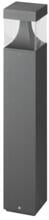 Brumberg MEDUSA LED-Pollerleuchte 230 V AC, 50Hz, 3.000K, IP54, schaltbar, graphit struktur 