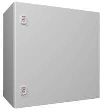 Rittal AX 1360.000 Kompakt-Schaltschrank, BHT: 600x600x350 mm, Stahlblech, mit Montageplatte, eintürig, zwei Vorreiberverschlüsse