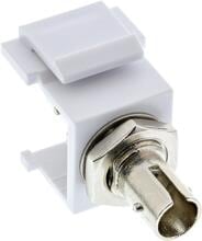 InLine LWL Keystone Snap-in Kupplung, Simplex ST/ST, multimode, Keramik-Hülse (89988D)