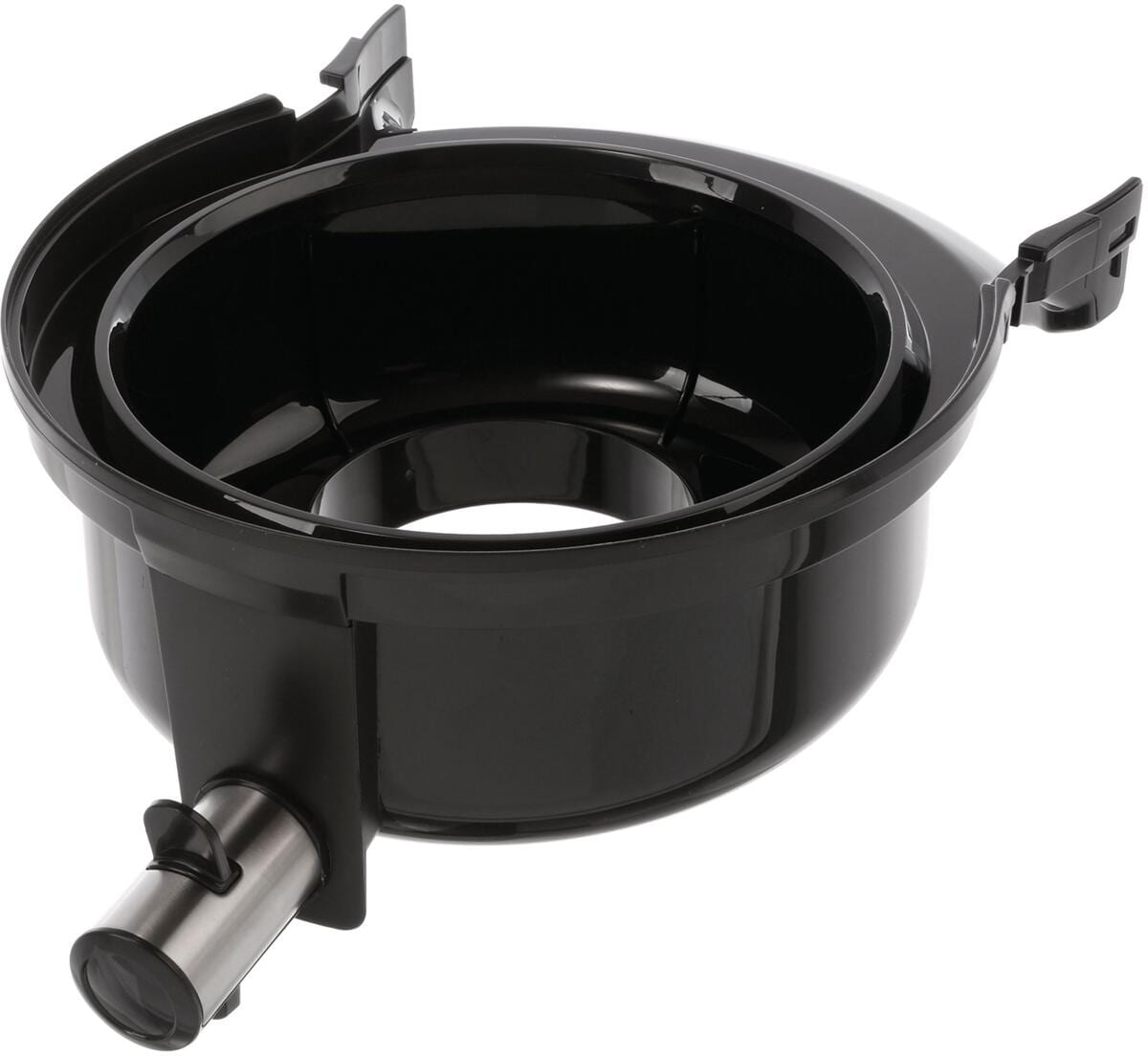 Bosch Siemens 12006797 Schale, JUICER COLLECTOR ASSY WITH DRIP STOP, schwarz
