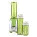 DOMO DO436BL 2in1 Mixer und Trinkbehälter, 300 W, 1 Flasche 300ml und 1 Flasche 600ml , grün