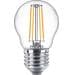 Philips LED Lampe in Tropfenform, 4,3W, 470lm, 2700K, klar (929001890557)