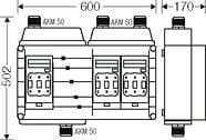 Hensel HV 0100-3 LT00 35mm Hauptverteilung