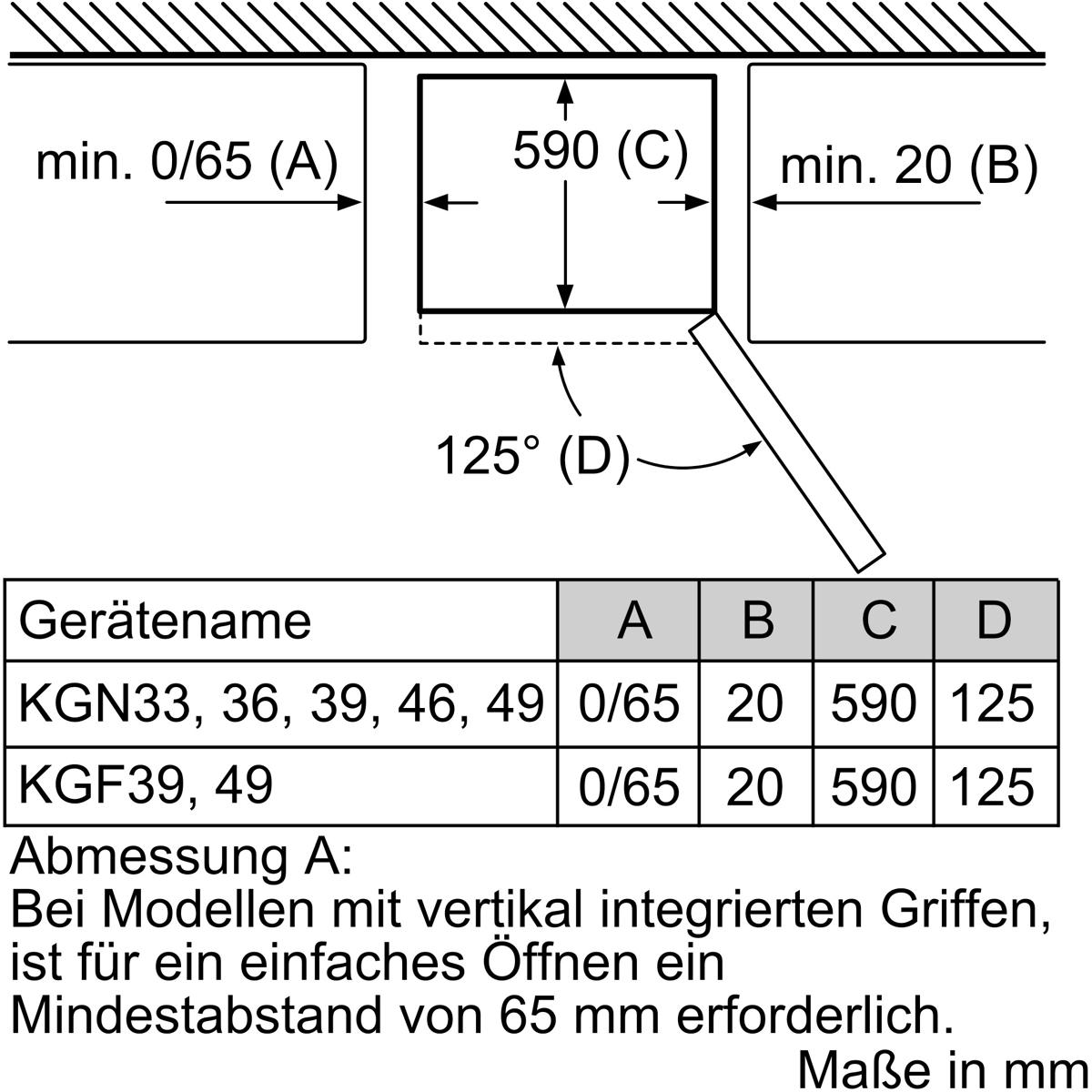 Siemens KG39NAICT Stand Kühl-Gefrierkombination, 363 L, 60 cm breit, Home  Connect, superCooling, inox Elektroshop Wagner