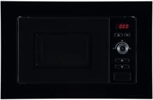 respekta MW800G Einbau-Mikrowelle, 40cm breit, 800W, 20L, 5 Leistungsstufen, Grill, Timer, Kindersicherung, Auftaufunktion, Schwarz