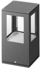 Brumberg KORRA LED-Pollerleuchte 230 V AC, 50Hz, 3.000K, IP54, schaltbar, graphit struktur