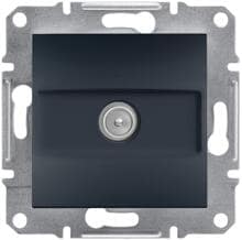Interra SAT Dose, Einzel-TV-Steckdose Mittelstufe 8dB, anthrazit (ITR3200371)