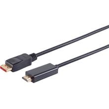 S/CONN Displayportkabel 1.4 Dp.St.-HDMI St.3 meter