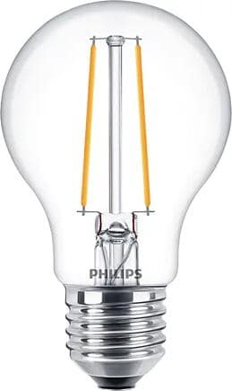 Philips LED-Lampe, 1,5W, E27, 150lm, 2700K, klar (929002022955)
