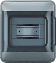 Legrand Plexo S Feuchtraumverteiler, Aufputzverteiler, IP65, IK07, 1-reihig, 6 Module, 200 x 177 x 106mm, mit Neutralleiter- und Schutzleiter-Klemmenleiste, grau (601886)
