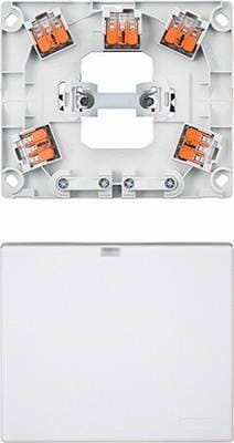 Merten MEG1010-9019 Herd- und Geräteanschlussdose, Unterputz, 450V, polarweiß