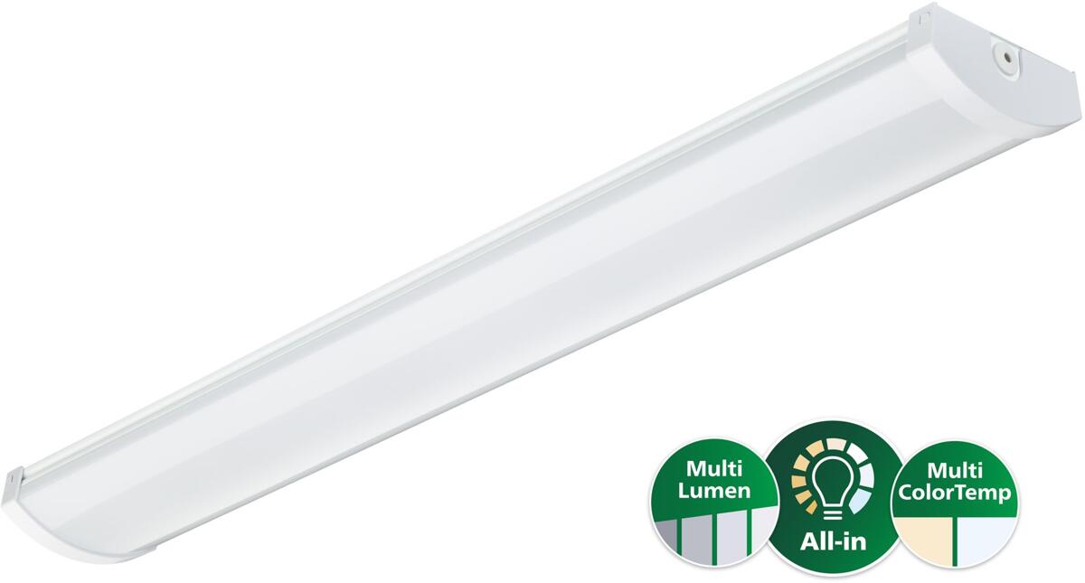 Philips SM155C 37_60S/830_840 PSU TW3 PI5 L1440 CoreLine FastSet, LED-Anbauleuchte, All-in MultiColour/MultiLumen, 25/30/36/43W, 6000lm, 3000/4000K, L