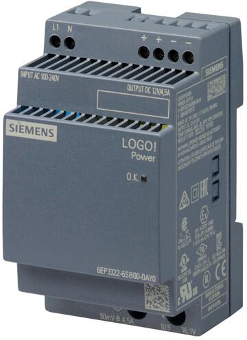 Siemens 6EP3322-6SB00-0AY0 LOGO!POWER 12V / 4,5A