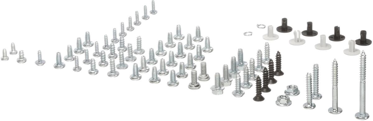Bosch Siemens 00638999 Schraubensatz, Screw ST3*8PBHC x9 ,ST4*8PBHC x4,ST4*10TBHC x4,ST4*12PwBHC x5,CT4*, 8TBHC x20, CT4*10HWBHC x4,CT3*10PWTHC x1,M4*