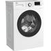 Beko WLM81434NPSA 8 kg Frontlader Waschmaschine, 60 cm breit, 1400 U/Min, Kindersicherung, StainExpert, 14-Min-Kurzprogramm, weiß