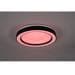 Reality Arco Deckenleuchte LED Schwarz, 1-flammig, Fernbedienung, Farbwechsler, 22W, 2500lm (R65091032)