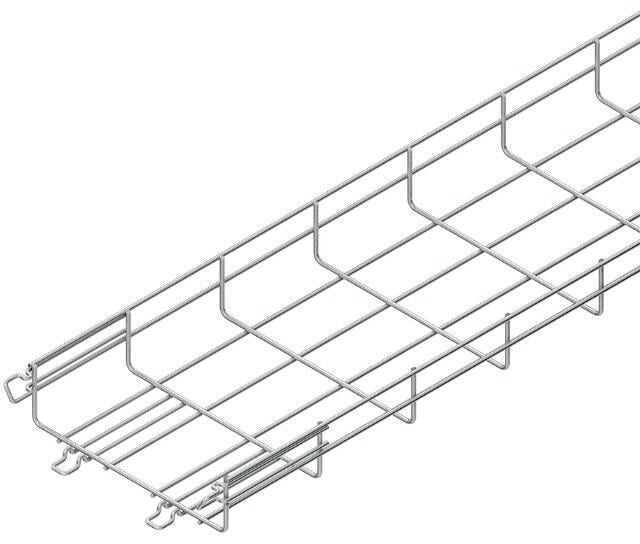 Niedax MTC 54.300 F Gitterrinne, U-förmig, mit angeschweißtem Verbinder, 54x300x3000 mm, Stahl, tauchfeuerverzinkt