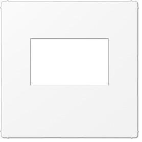 Jung A1569USBWWM Abdeckung (gerastet), Serie A/AS, schneeweiß matt