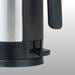 Cloer 4890 Single Wasserkocher, 2200W, 1,2l, Kontrolllampe, automatisches Abschalten, schwarz/edelstahl