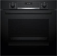 Bosch HBG537BB3 Serie 6 EEK: A+ Einbaubackofen, 71 L, 60 cm breit, 3D-Heißluft, AutoPilot 10, Versenkknebel, Eco Clean-Programm, Hydrolytisch, schwarz