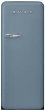 Smeg FAB28RSBM6 50's Style Retro Stand Kühlschrank mit Gefrierfach, 60,1 cm breit, 270 L, Türanschlag rechts, storm blue matt