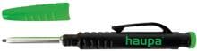 Haupa 150044 Tiefloch-Marker, 2 in 1, schwarz, mit Spitzer