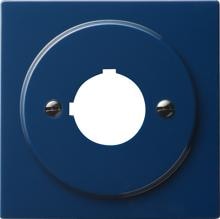 Abdeckung mit Tragring zur Aufnahme von Befehls- und Meldegeräten mit ø 22,5 mm, S-color, Blau, Gira 027246
