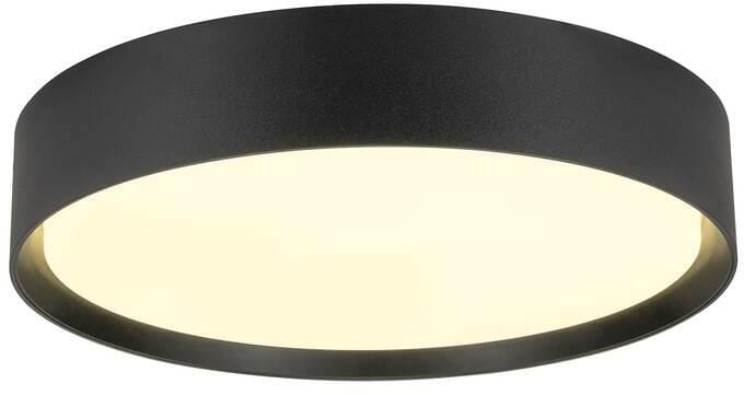 SLV DECONA Decken- und Wandaufbauleuchte, Ø 30cm, rund, 3000/4000K, 17W, PHASE, schwarz (1008918)