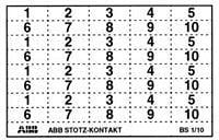 ABB BS 1/20 2x 1-20 Kennzeichnungschild (GHS2001946R0004)