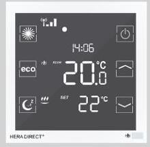 blossom-ic Hera Direct+ Raumthermostat für Fan-Coils, 230 V, weiß (HFCW-6311)