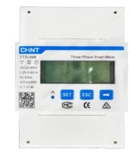 Fox ESS DTSU666-CT 3 Smart Meter Energiezähler, inkl. 3 Stromwandler, 3-phasig, RS485, DIN35 Hutschiene, weiß