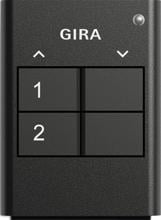 Gira 535210 eNet Funk-Handsender 2fach, Anthrazit