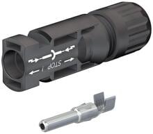 Stäubli MC4 MALE KST4/6X-UR Kupplungsstecker (-) für Kabel Ø 4-6mm² (32.0143P0001-UR)