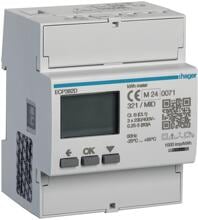Hager ECP382D Energiezähler 3-phasig, direkt 80A, 4M, S0, MID