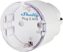 Shelly Plug S Gen3 Matter Smarter, Matter-kompatibler Stecker mit Leistungsmessung und mehrfarbiger LED-Anzeige (Shelly_Plug_S_Gen3_w)