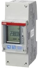 ABB B21 311-100 Wechselstromzähler mit Display, 1-phasig, 65A, MID-geeicht (2CMA100154R1000)