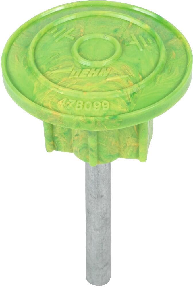 Dehn PVC-Schutzkappe für Runddrähte oder Bänder, Ø70mm, grün/gelb (478099)