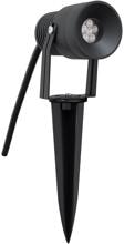 EVN MERLO LED Gartenspot, IP65, 3000K, anthrazit